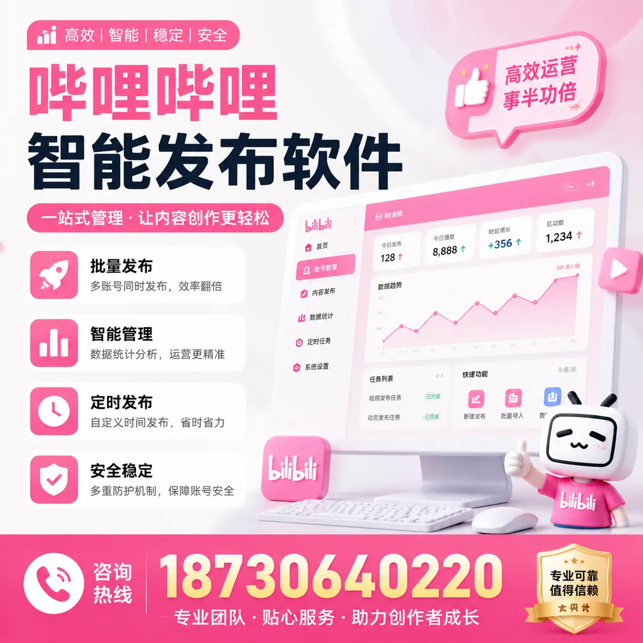 如何评估哔哩哔哩智能发布软件的ROI?海北 企业必读